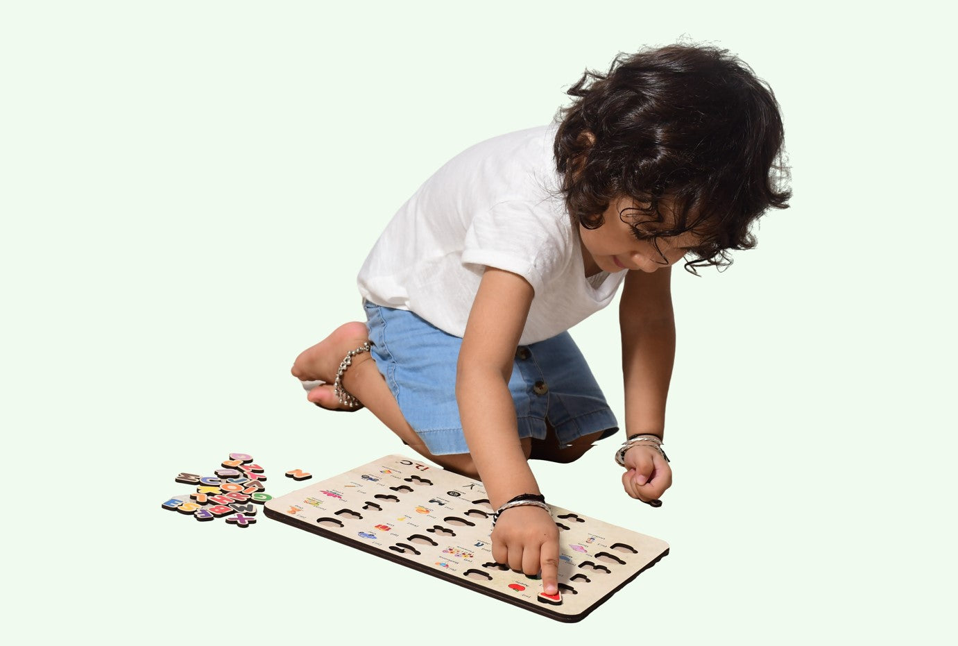 Children's Wooden Toy - English Alphabets